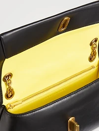 The Mini Dual Chain Leather Bag