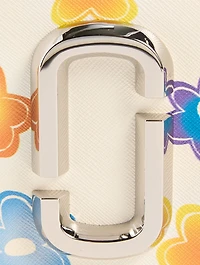 The Snapshot Leather Camera Bag In Wild Daisy Print