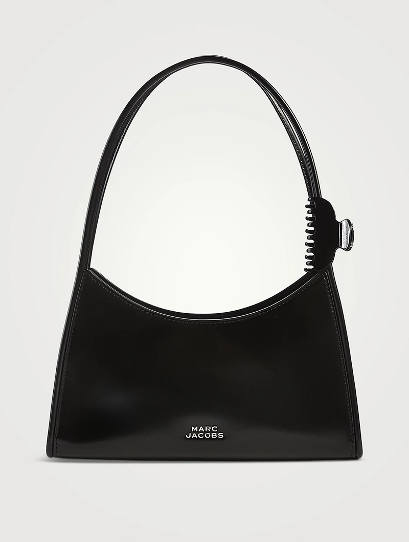 The Glam Claw Clip Leather Shoulder Bag
