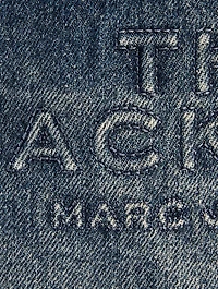 The Sack Bow Denim Shoulder Bag