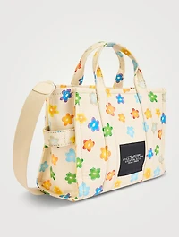 The Medium Canvas Tote Bag In Wild Daisy Print