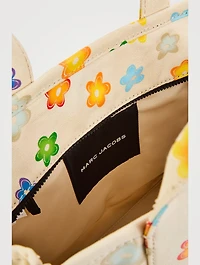 The Medium Canvas Tote Bag In Wild Daisy Print