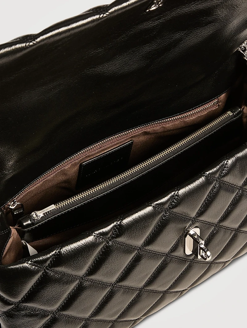 The Dual Chain Quilted Leather Bag