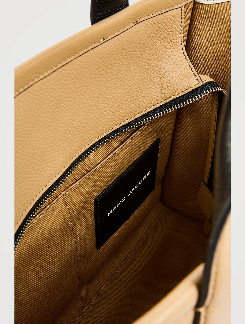 The Medium Colourblock Leather Tote Bag