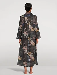 Robe De Nuit Caftan Love Print