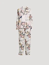 Long Pajama Set Love Print