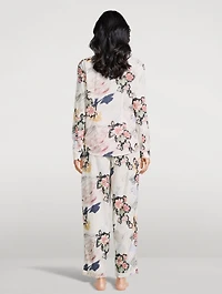 Long Pajama Set Love Print