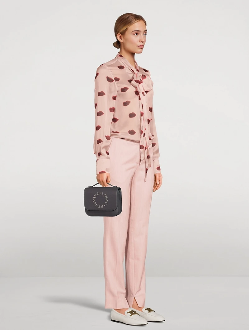 Logo Messenger Crossbody Bag