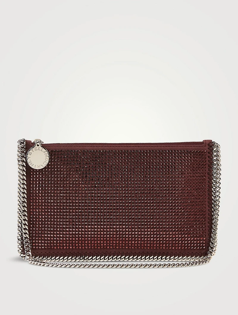 Falabella Crystal-Embellished Shoulder Bag