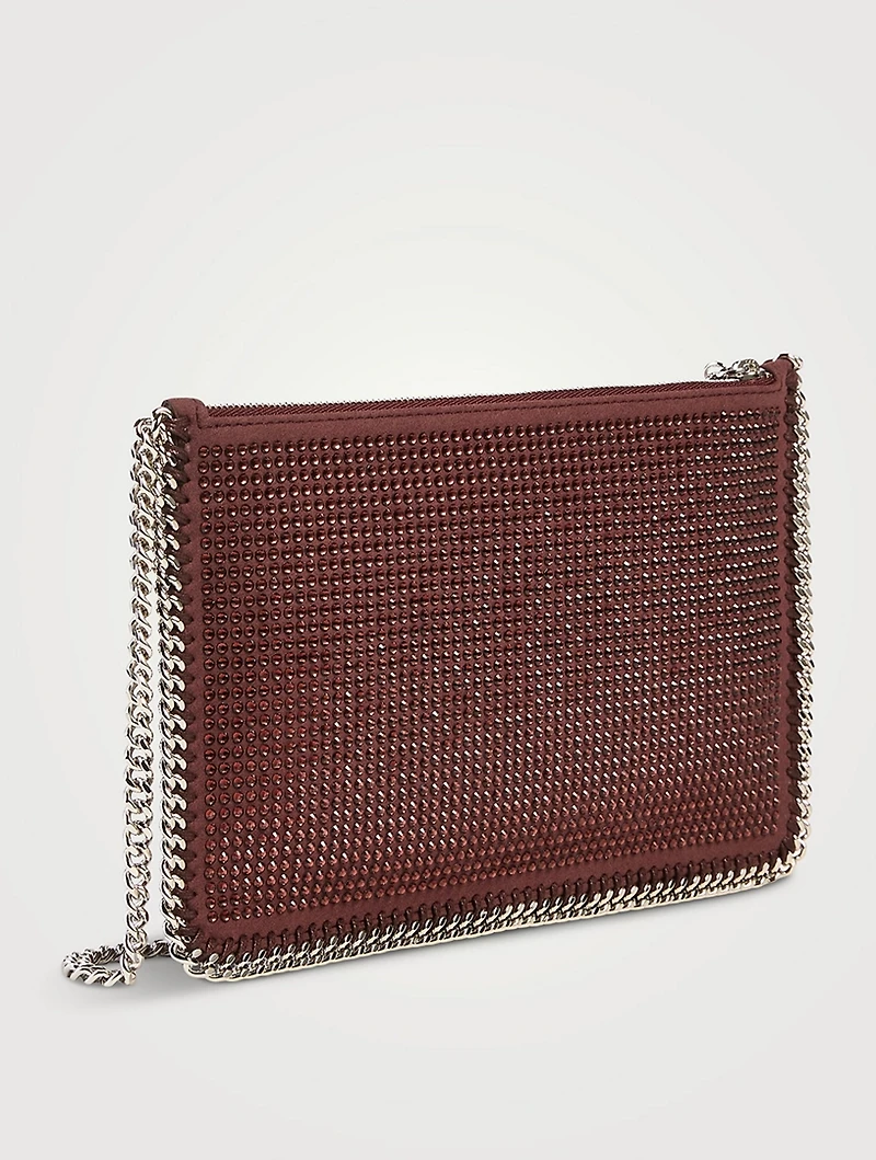 Falabella Crystal-Embellished Shoulder Bag