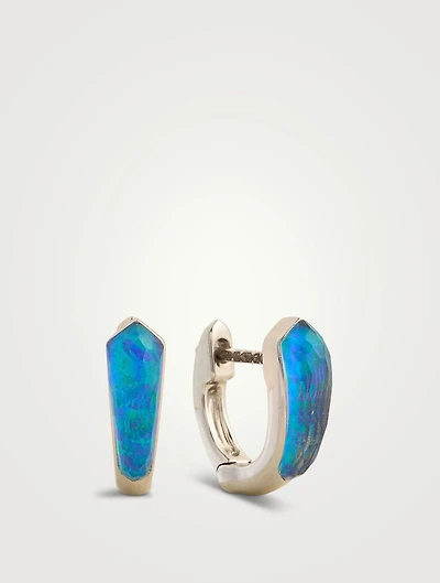 CH2 18K White Gold Crystal Haze Sleeper Earrings