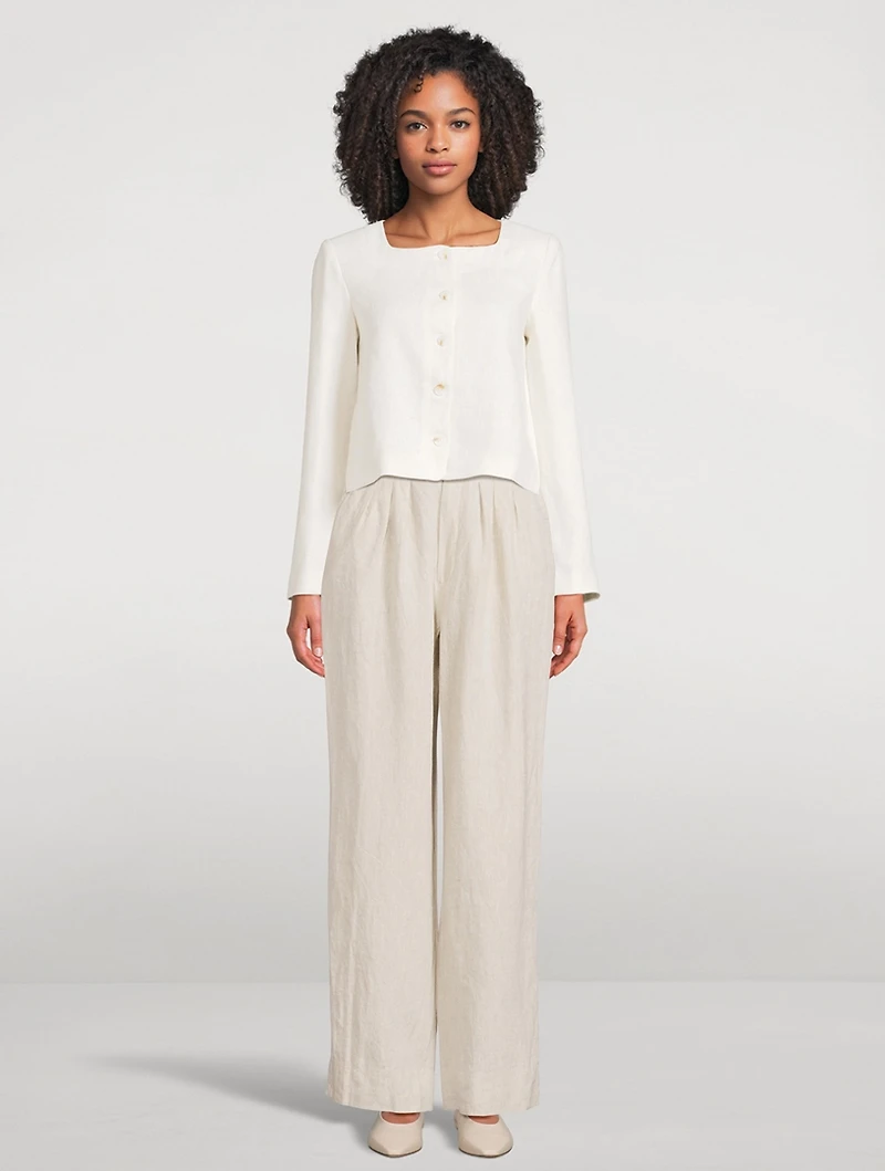 Emma Linen Jacket