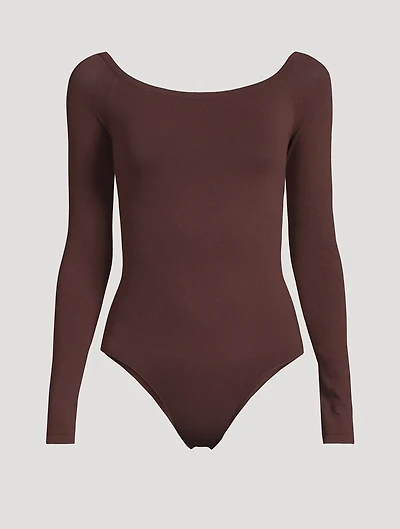 Second Skin Off-The-Shoulder Bodysuit