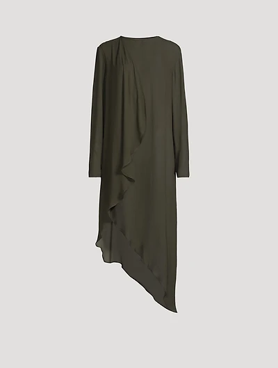 Draped Midi Dress