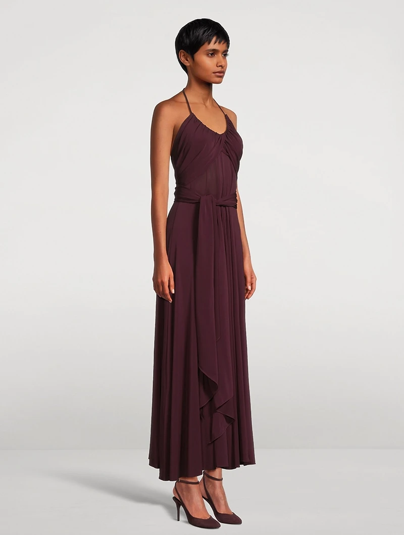 Jersey Halter Dress
