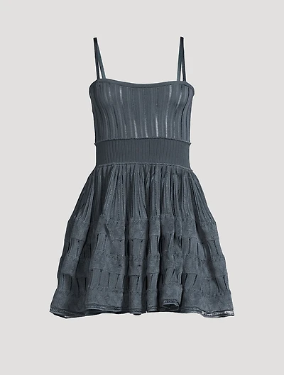 Crinoline Knit Mini Dress