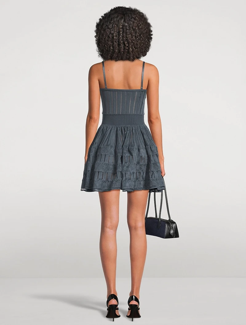 Crinoline Knit Mini Dress