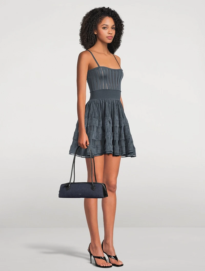 Crinoline Knit Mini Dress