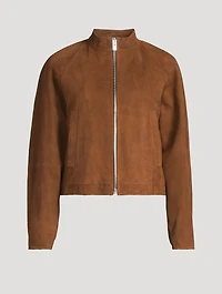 Round Suede Jacket