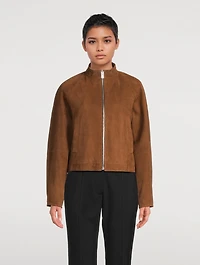Round Suede Jacket