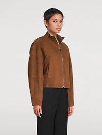 Round Suede Jacket