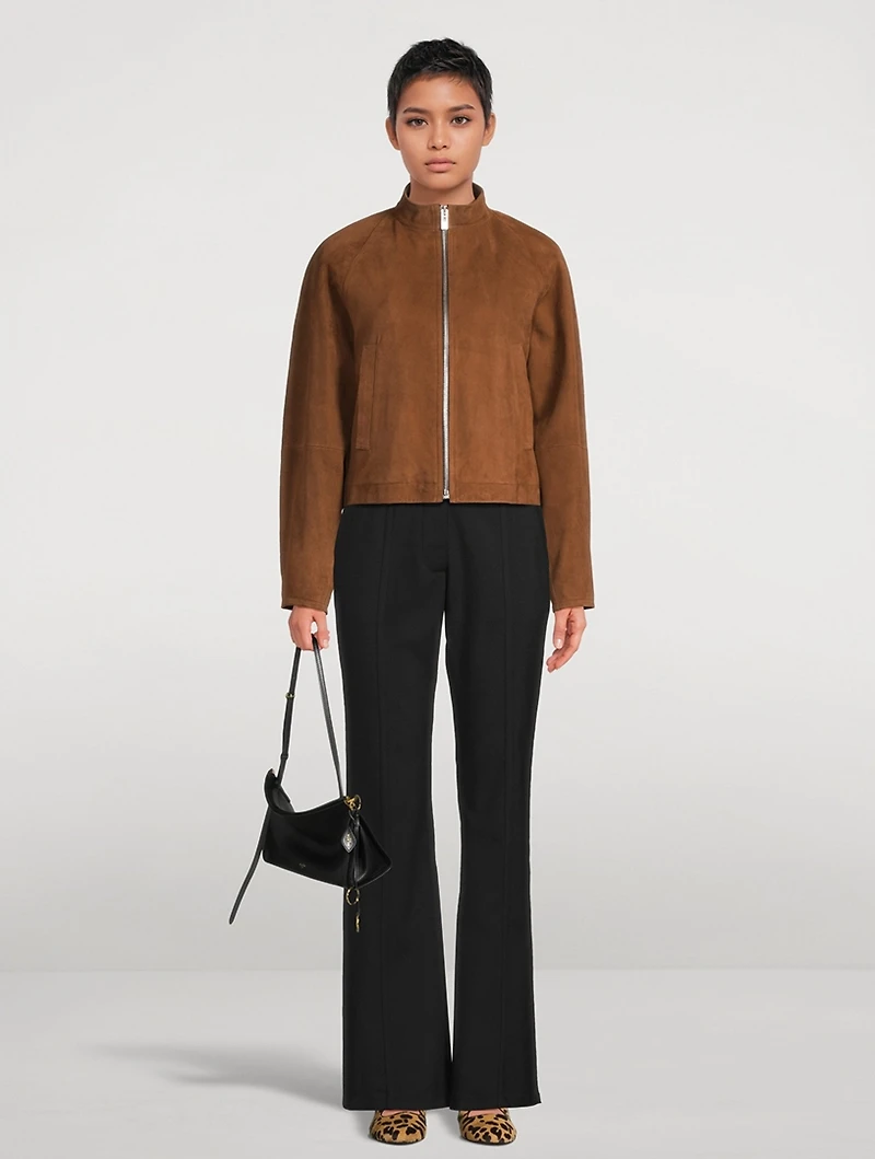 Round Suede Jacket