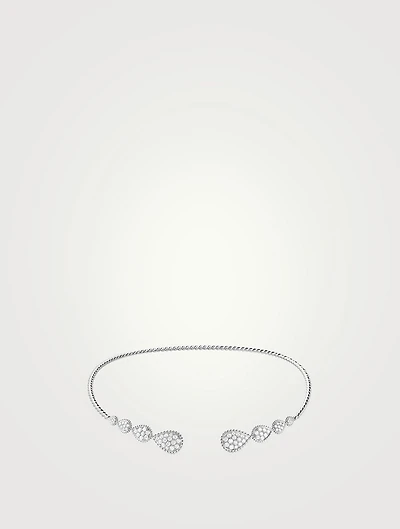 Serpent Bohème 18K White Gold Multi Motif Necklace With Diamonds