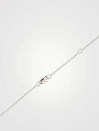 Dew Drop Eve Silver Celestial Burst Medallion Necklace