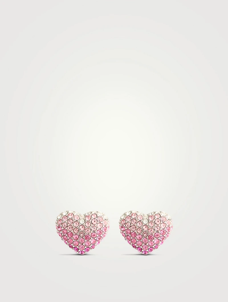 The Balloon Heart Pavé Stud Earrings