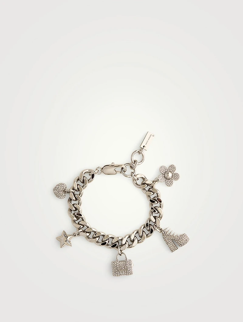 Mini Icon Pavé Charm Bracelet
