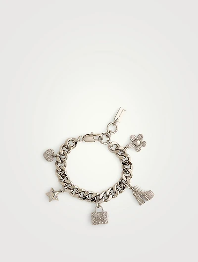 Mini Icon Pavé Charm Bracelet