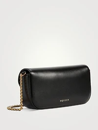 Small Skull Flower Leather Bag