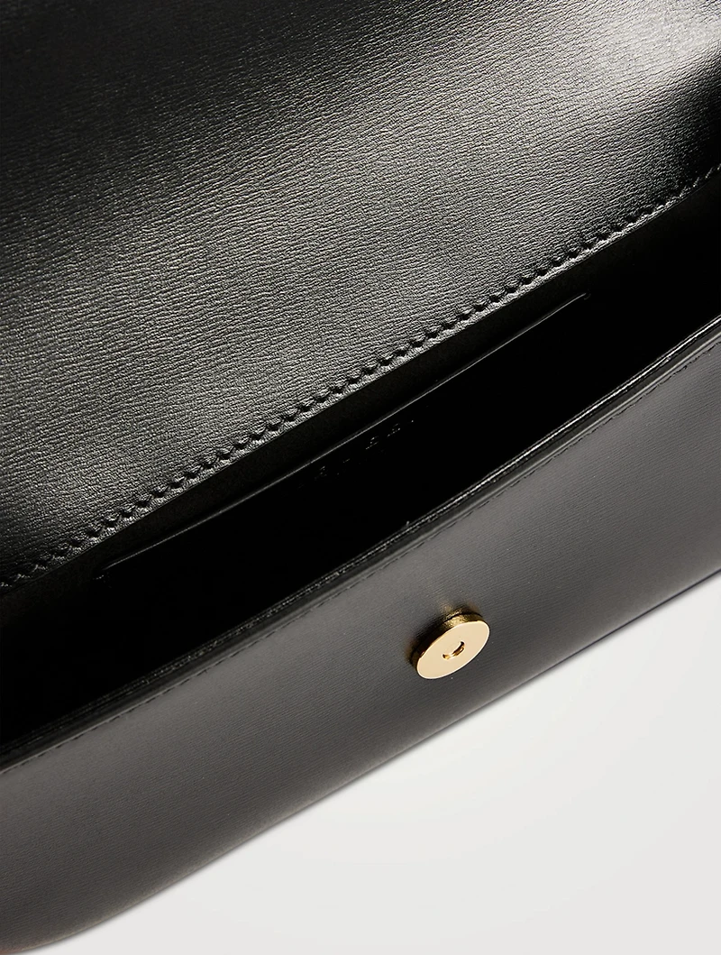 Small Skull Flower Leather Bag