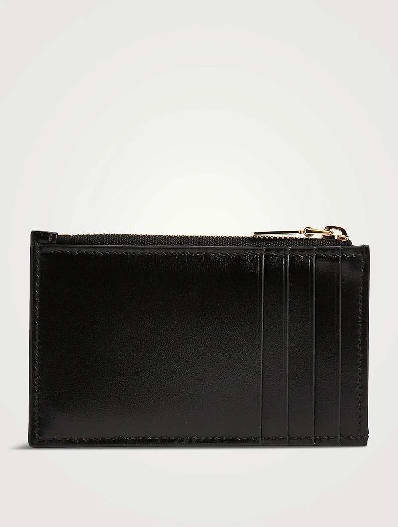 Leather Zip Card Case