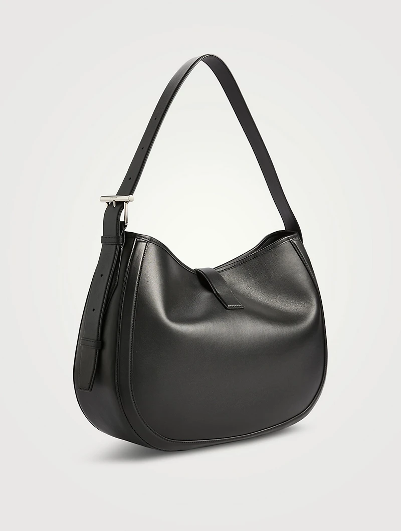 T-Bar Leather Shoulder Bag