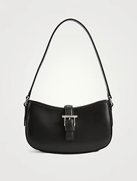 Mini T-Bar Leather Shoulder Bag