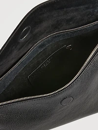 T-Bar Sling Leather Shoulder Bag