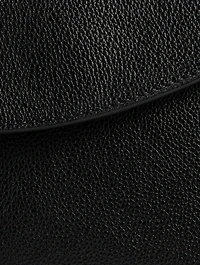 T-Bar Sling Leather Shoulder Bag