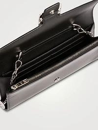 Belle Vivier Patent Leather Wallet-On-Chain