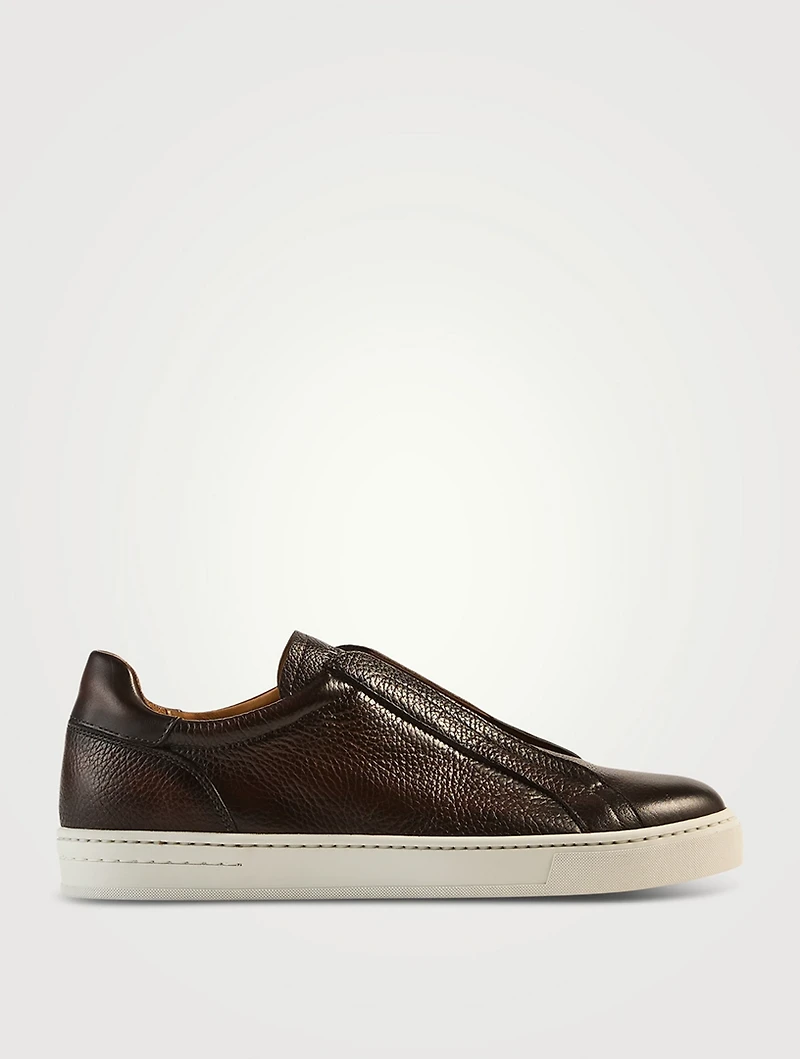 Gasol Leather Slip-On Sneakers