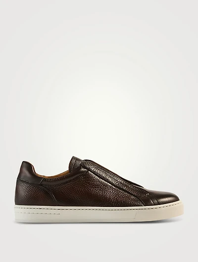 Gasol Leather Slip-On Sneakers