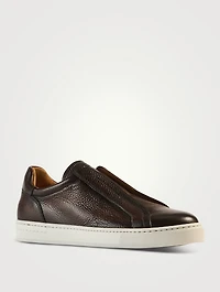 Gasol Leather Slip-On Sneakers
