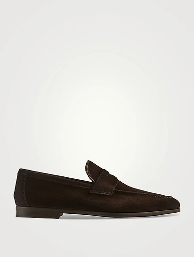 Diezma Suede Penny Loafers