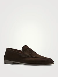 Diezma Suede Penny Loafers