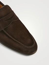 Diezma Suede Penny Loafers