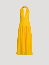 Tala Georgette Halter Dress