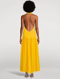 Tala Georgette Halter Dress