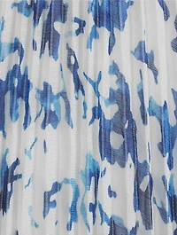 Cecily Pleated Chiffon Midi Skirt Floral Print