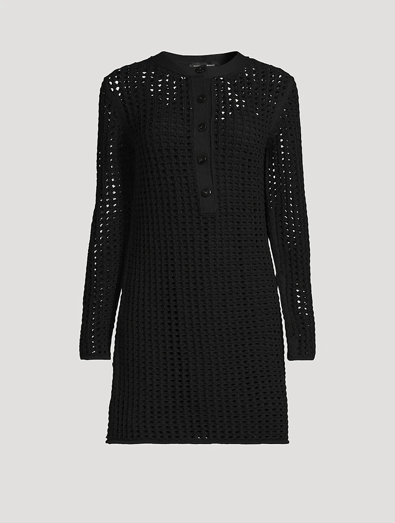 Micah Crochet Mini Dress