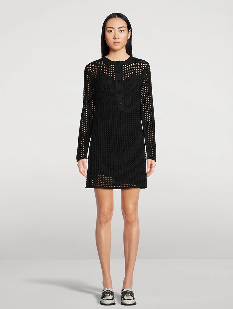 Micah Crochet Mini Dress